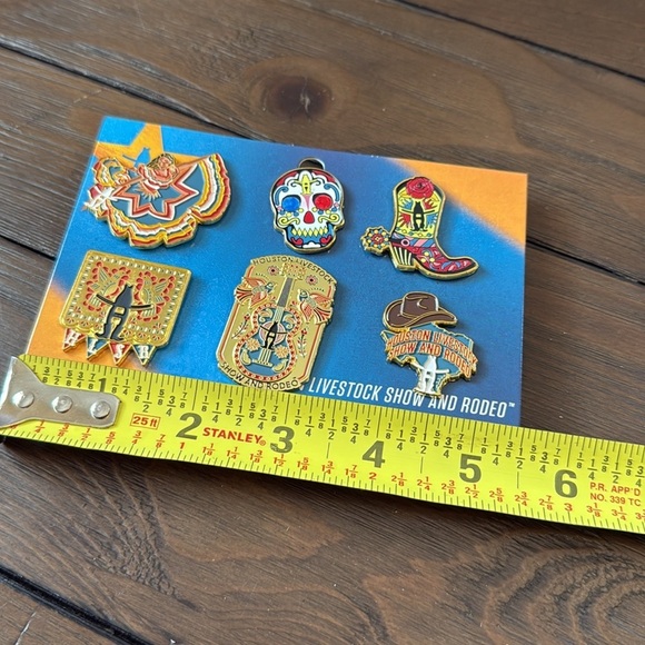 Houston Livestock Show and Rodeo Tejano Pin Set - Picture 3 of 4